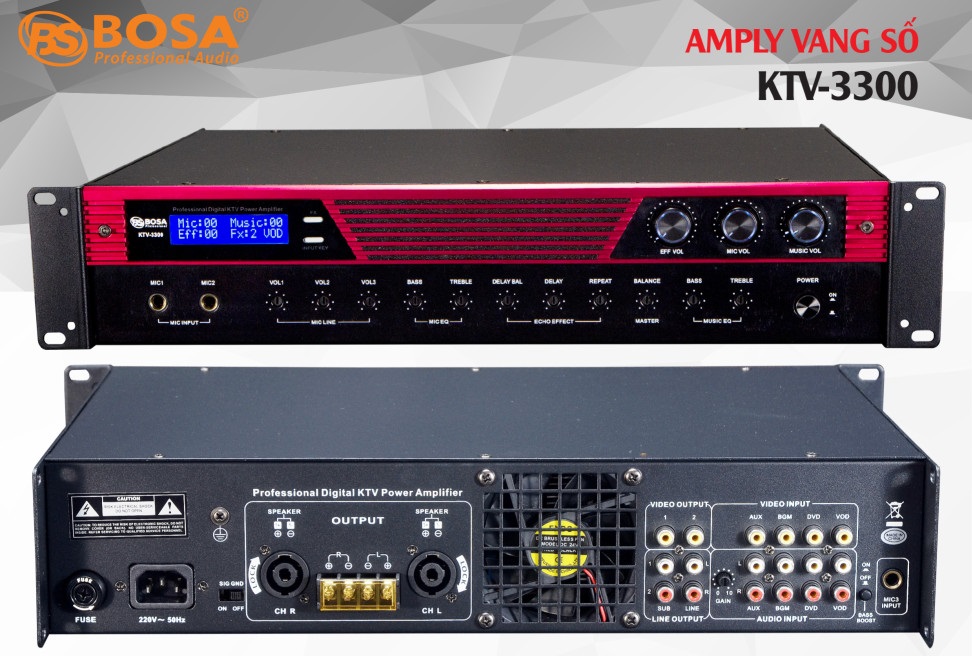 amply Mixer BOSA KTV-3300
